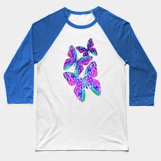 Surreal Butterflies Trio Baseball T-Shirt